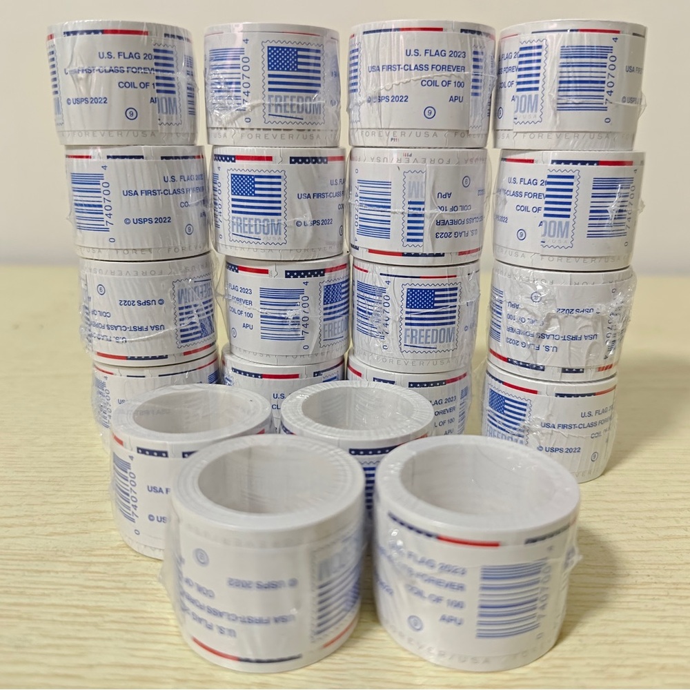 Forever Stamps 2023 ten roll 60 roll = 6000 pcs